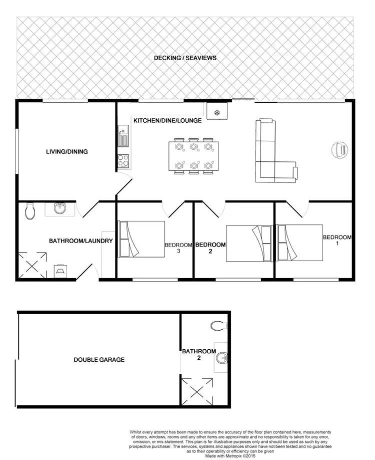 Floorplan of Homely house listing, 6 Davey Road, Rogues Point SA 5571