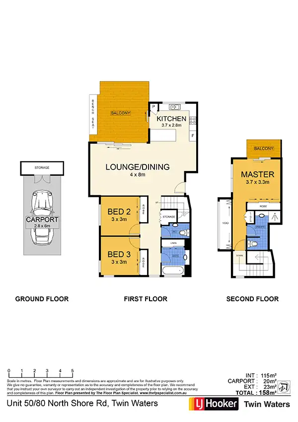 Floorplan of Homely unit listing, 50/80 North Shore Road, Twin Waters QLD 4564