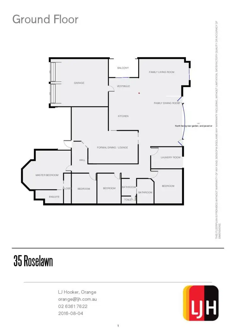 Floorplan of Homely house listing, 35 Roselawn Drive, Orange NSW 2800