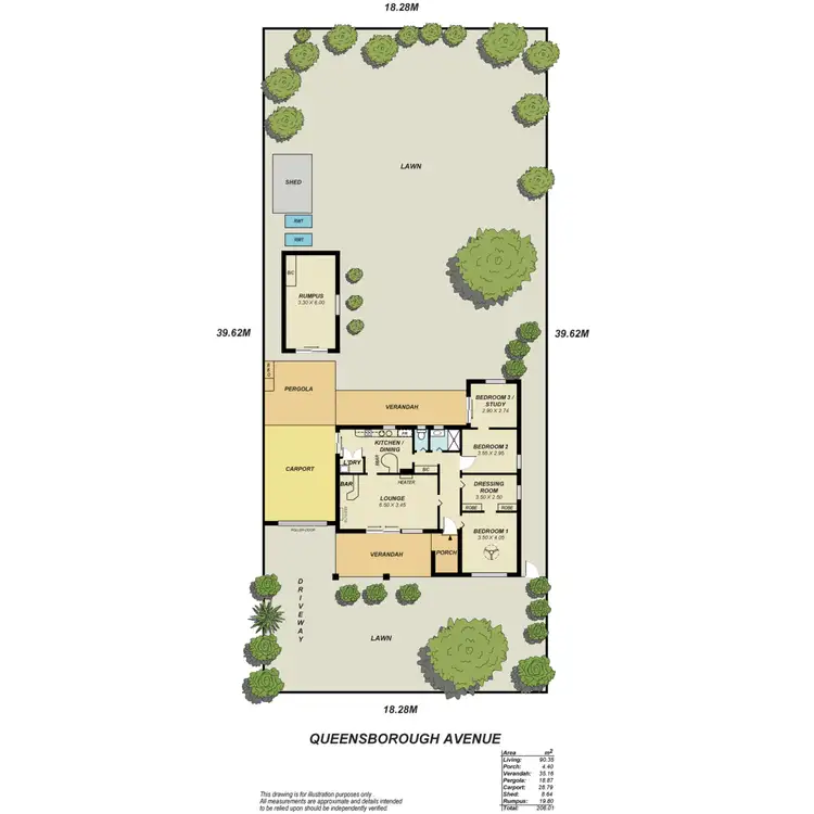 Floorplan of Homely house listing, 40 Queensborough Avenue, Hillcrest SA 5086