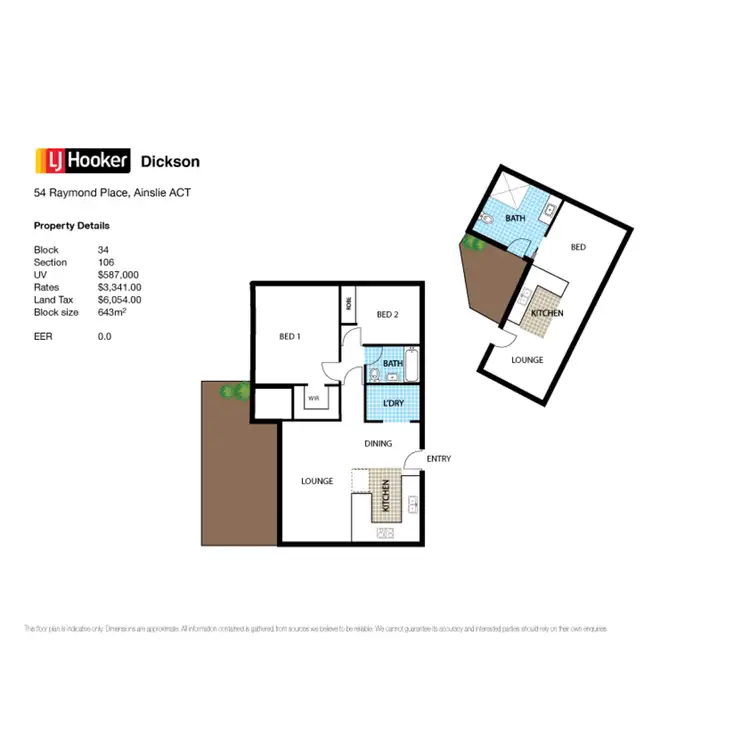Floorplan of Homely house listing, 54 Raymond Place, Ainslie ACT 2602
