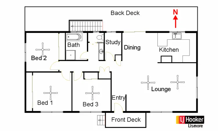 Floorplan of Homely house listing, 56 Barrys Road, Modanville NSW 2480