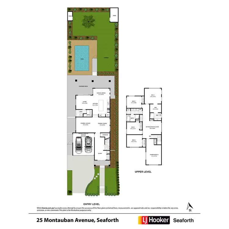 Floorplan of Homely house listing, 25 Montauban Avenue, Seaforth NSW 2092