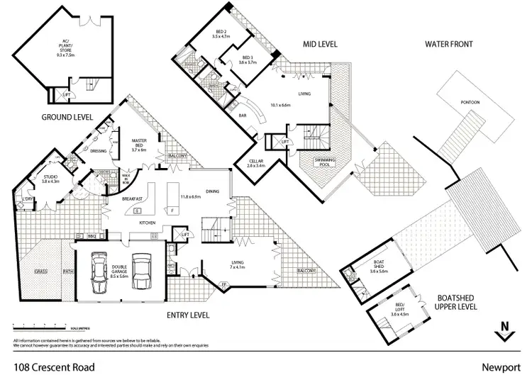 Floorplan of Homely house listing, 108 Crescent Road, Newport NSW 2106