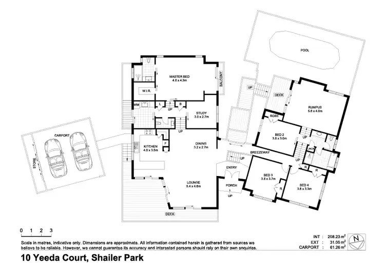 Floorplan of Homely house listing, 10 Yeeda Court, Shailer Park QLD 4128