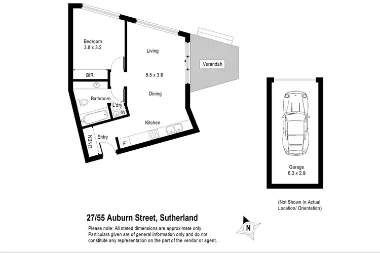 Floorplan of Homely unit listing, 27/55 Auburn Street, Sutherland NSW 2232