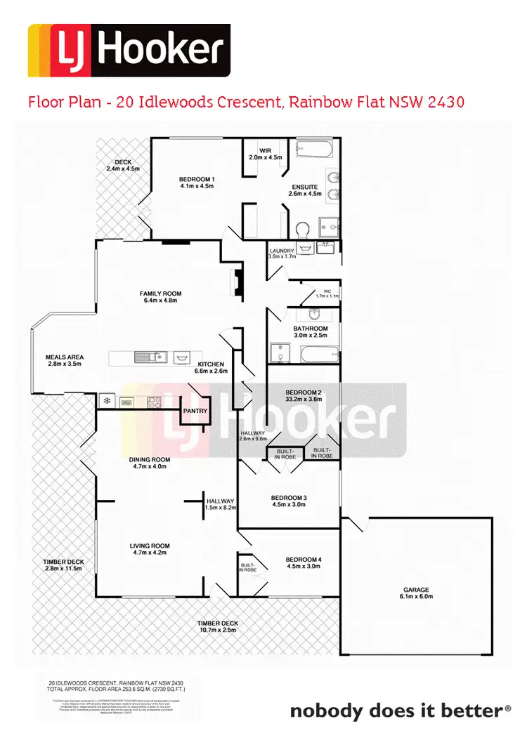 Floorplan of Homely house listing, 20 Idlewoods Crescent, Rainbow Flat NSW 2430