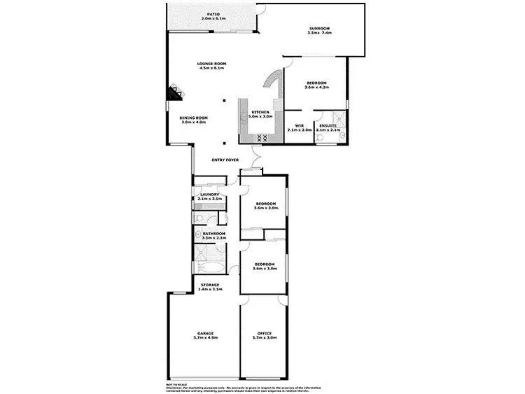 Floorplan of Homely house listing, 6 Sunset Boulevarde, Soldiers Point NSW 2317