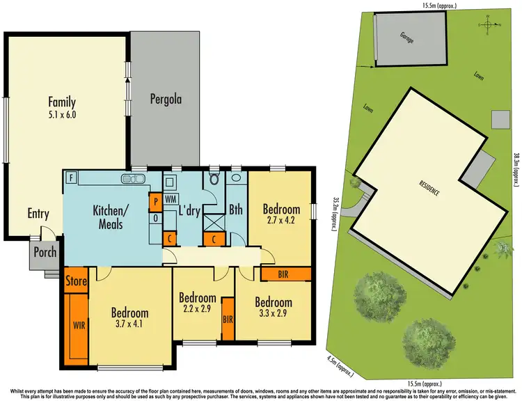 Floorplan of Homely house listing, 1 Privet Court, Doveton VIC 3177