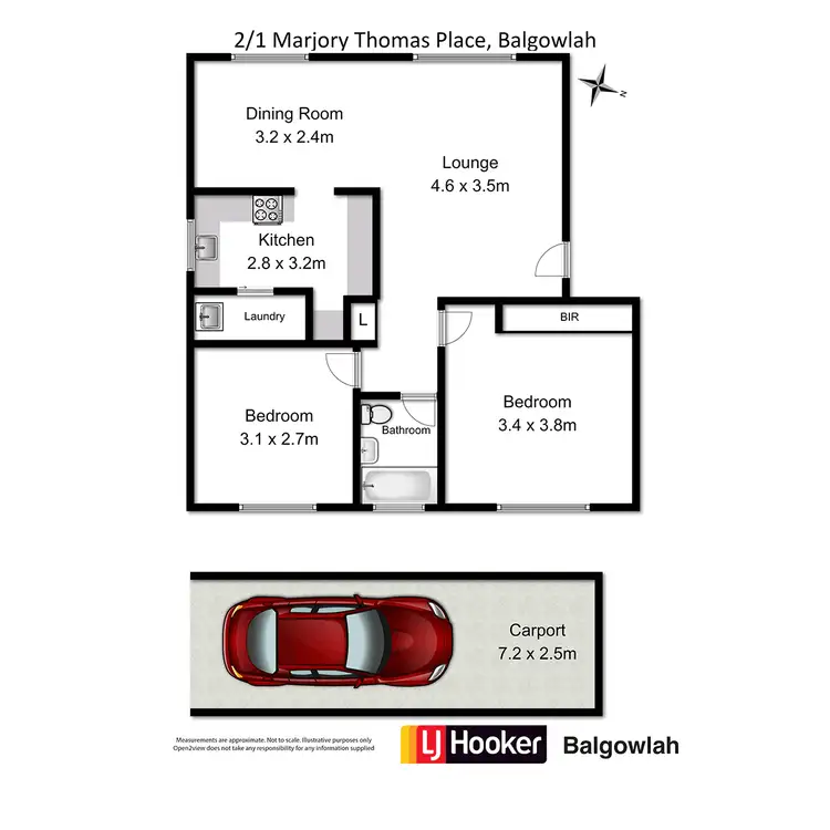 Floorplan of Homely apartment listing, 2/1 Marjory Thomas Place, Balgowlah NSW 2093