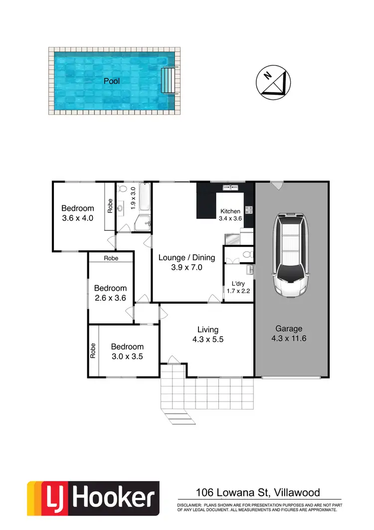 Floorplan of Homely house listing, 106 Lowana Street, Villawood NSW 2163