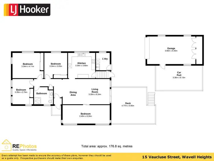 Floorplan of Homely house listing, 15 Vaucluse Street, Wavell Heights QLD 4012