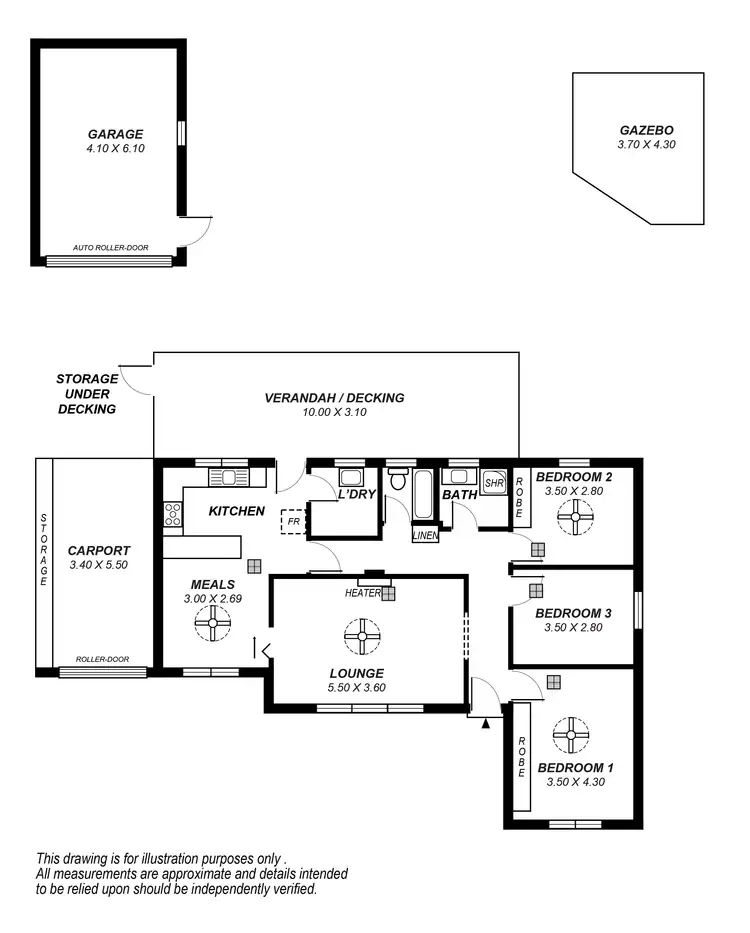 Floorplan of Homely house listing, 15 Panorama Drive, Windsor Gardens SA 5087