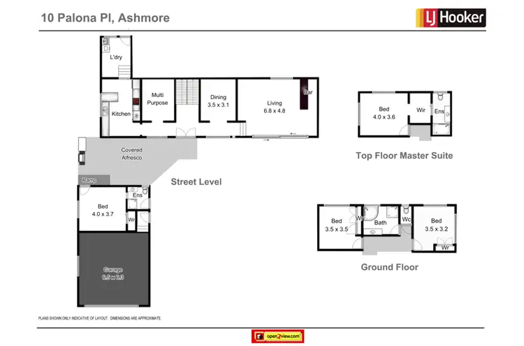 Floorplan of Homely house listing, 10 Palona Place, Ashmore QLD 4214