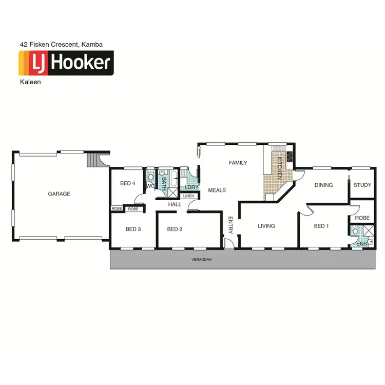 Floorplan of Homely house listing, 42 Fisken Crescent, Kambah ACT 2902