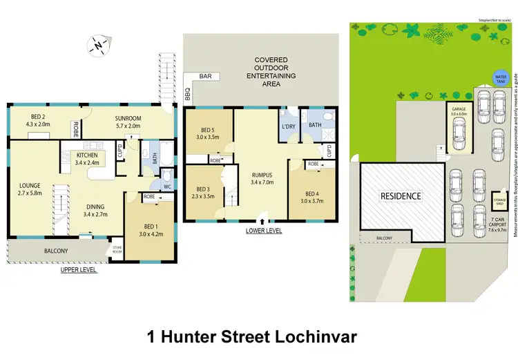 Floorplan of Homely house listing, 1 Hunter Close, Lochinvar NSW 2321