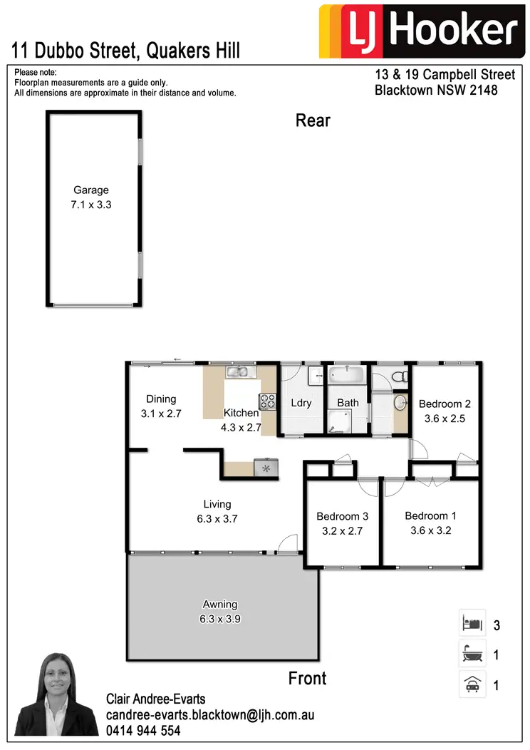 Floorplan of Homely house listing, 11 Dubbo Street, Quakers Hill NSW 2763