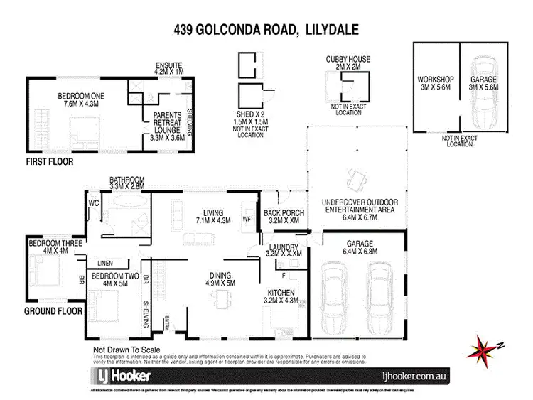 Floorplan of Homely house listing, 439 Golconda Road, Lilydale TAS 7268