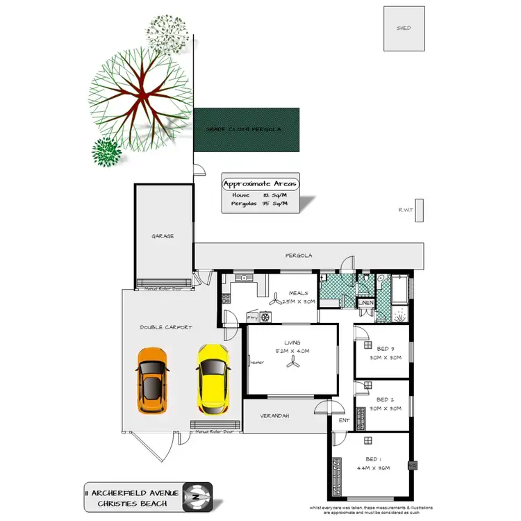 Floorplan of Homely house listing, 11 Archerfield Avenue, Christies Beach SA 5165