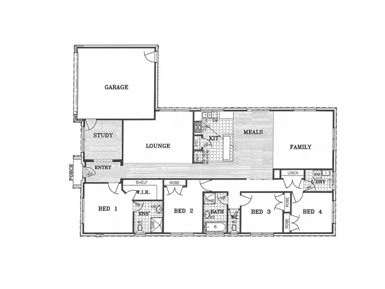 Floorplan of Homely house listing, 76 Urban Drive, Williams Landing VIC 3027