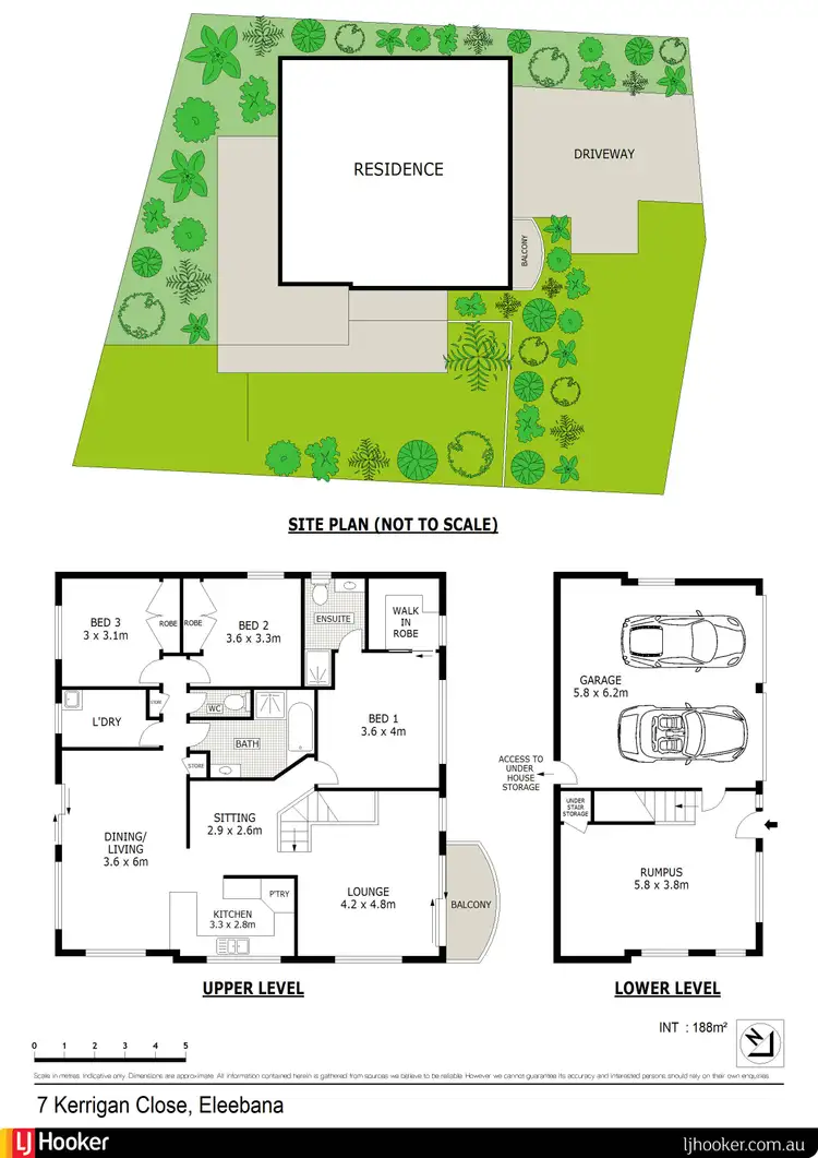 Floorplan of Homely house listing, 7 Kerrigan Close, Eleebana NSW 2282