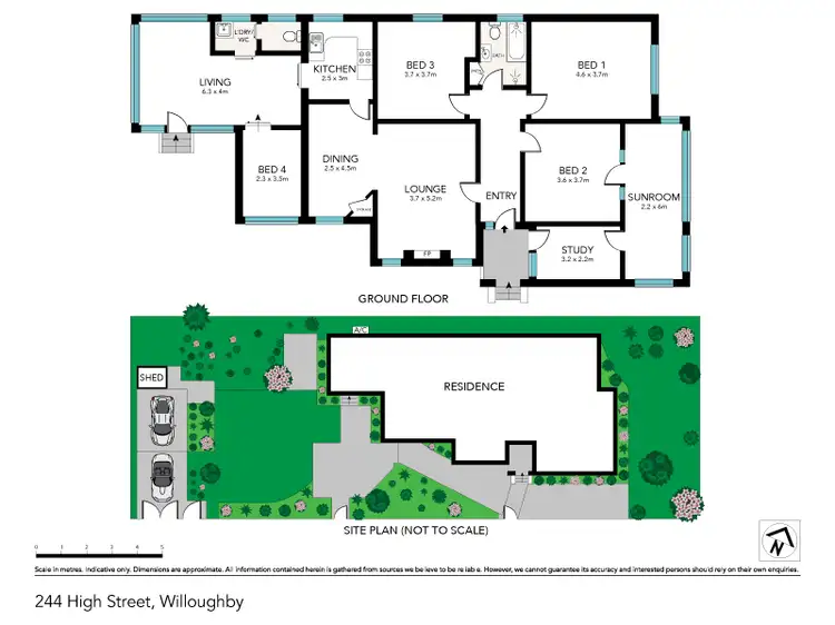 Floorplan of Homely house listing, 244 High Street, Willoughby NSW 2068