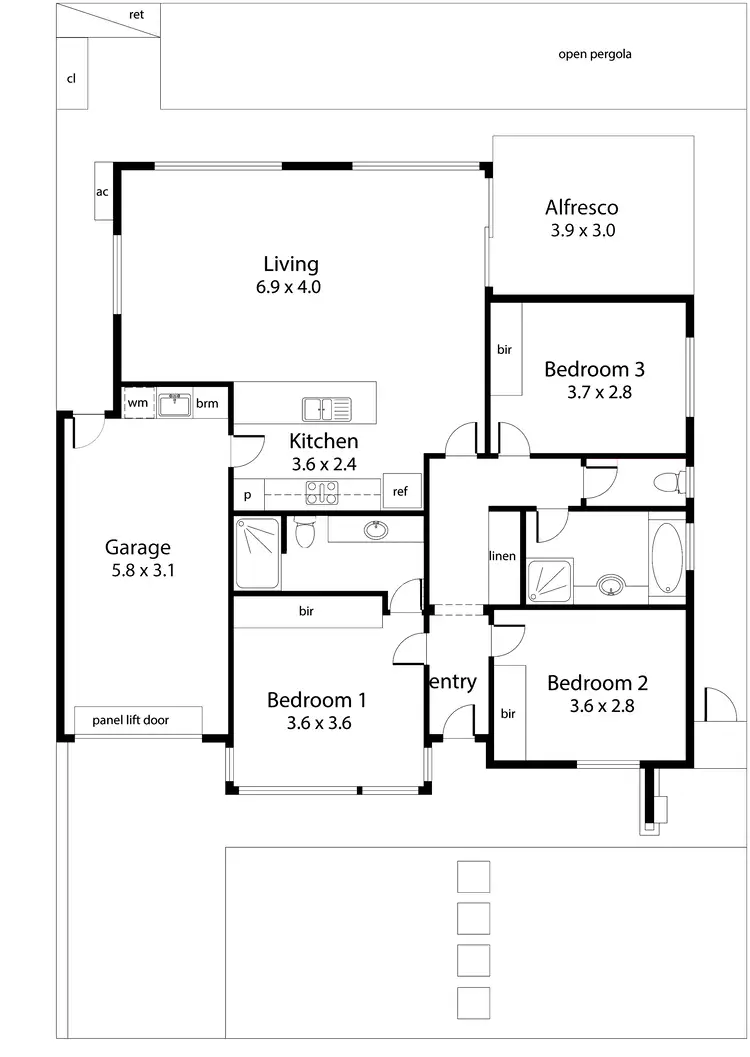 Floorplan of Homely house listing, 7 Marshall Street, Glengowrie SA 5044