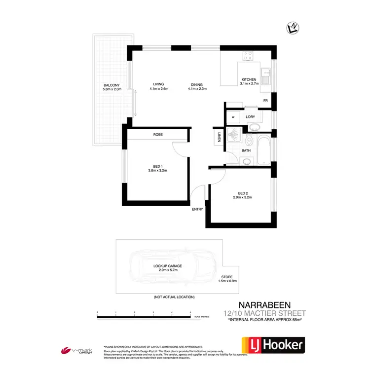 Floorplan of Homely unit listing, 12/10 Mactier Street, Narrabeen NSW 2101