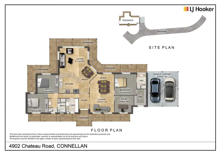 Floorplan of Homely house listing, 4902 Chateau Road, Connellan NT 873