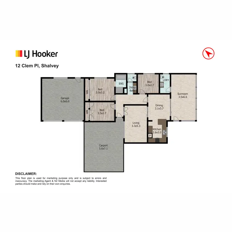 Floorplan of Homely house listing, 12 Clem Place, Shalvey NSW 2770