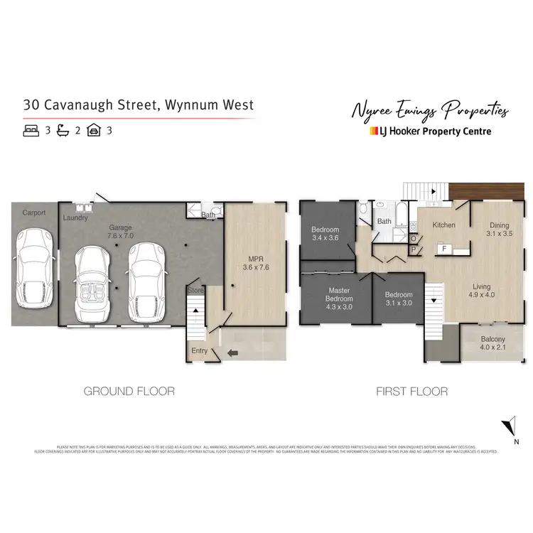 Floorplan of Homely house listing, 30 Cavanaugh Street, Wynnum West QLD 4178