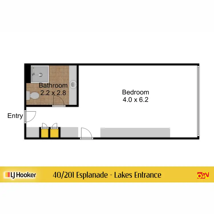 Floorplan of Homely apartment listing, 40/203 Esplanade, Lakes Entrance VIC 3909