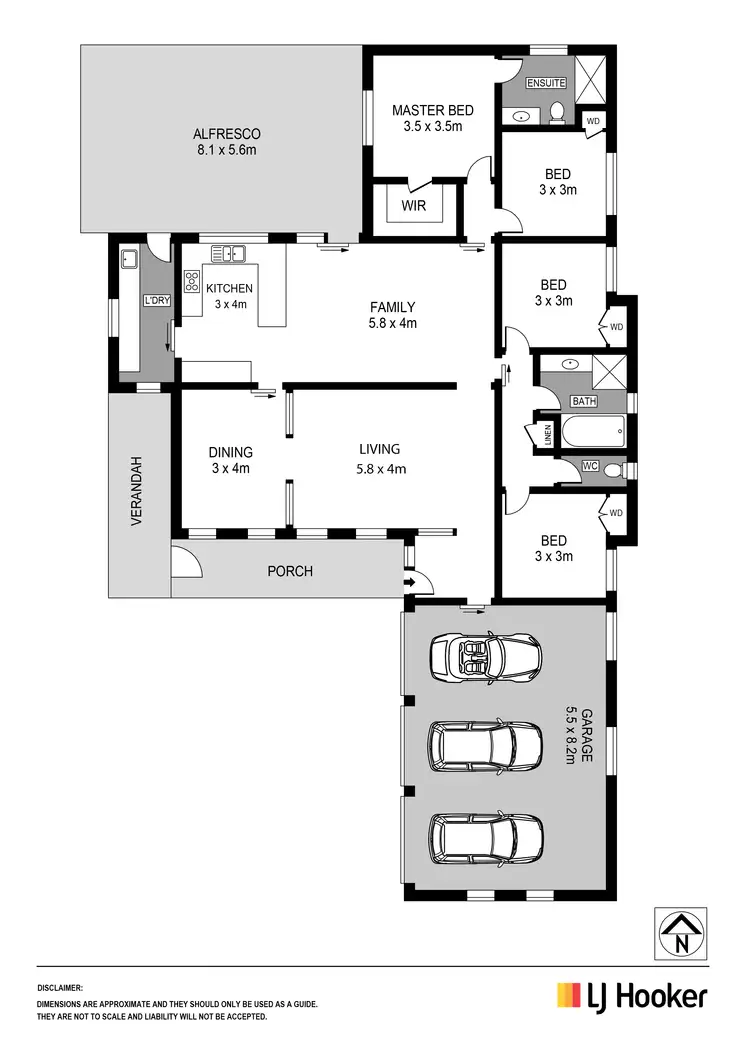 Floorplan of Homely house listing, 10 Squire Place, Castle Hill NSW 2154