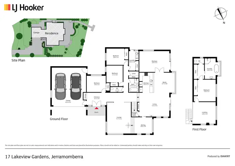 Floorplan of Homely house listing, 17 Lakeview Gardens, Jerrabomberra NSW 2619