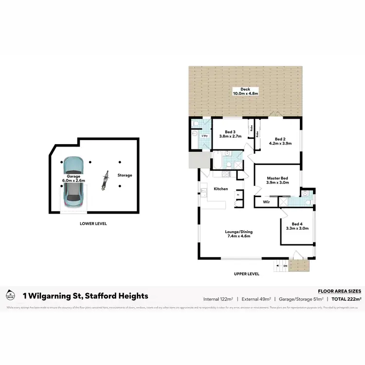 Floorplan of Homely house listing, 1 Wilgarning Street, Stafford Heights QLD 4053