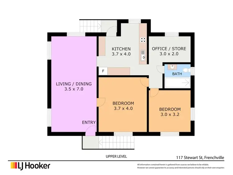 Floorplan of Homely house listing, 117 Stewart Street, Frenchville QLD 4701