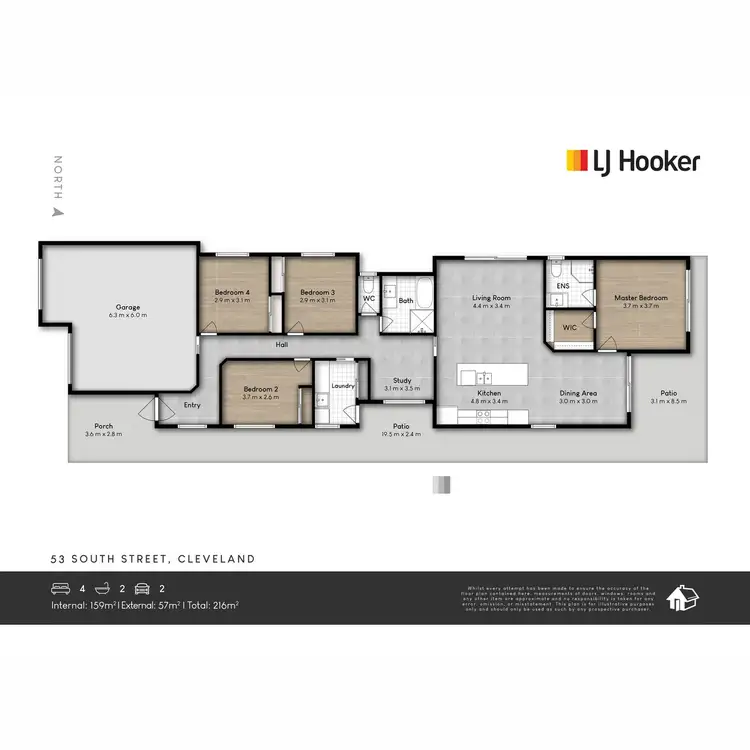Floorplan of Homely house listing, 53 South Street, Cleveland QLD 4163