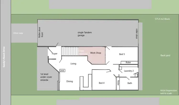 Floorplan of Homely house listing, 98 Sandys Beach Drive, Sandy Beach NSW 2456