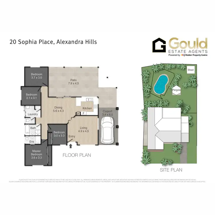 Floorplan of Homely house listing, 20 Sophia Place, Alexandra Hills QLD 4161