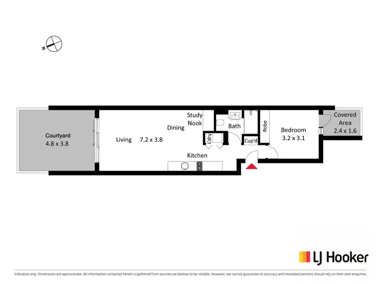 Floorplan of Homely apartment listing, 142/21 Battye Street, Bruce ACT 2617