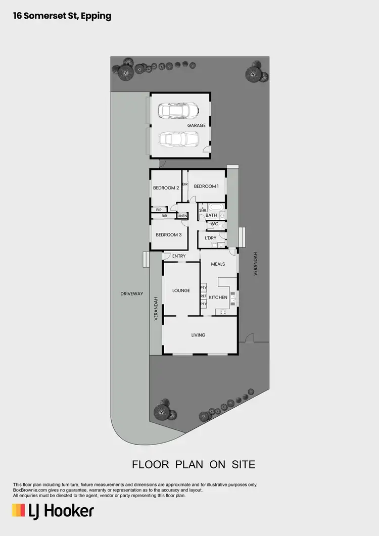 Floorplan of Homely house listing, 16 Somerset Street, Epping VIC 3076