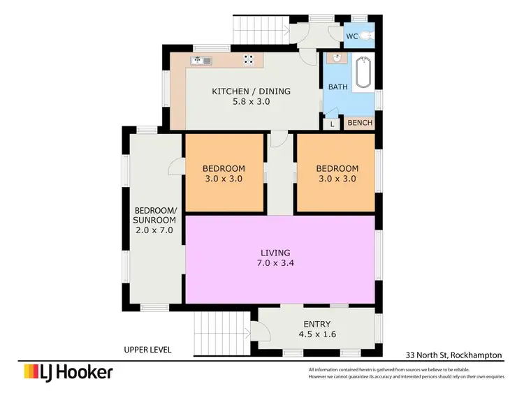 Floorplan of Homely house listing, 33 North Street, Rockhampton City QLD 4700