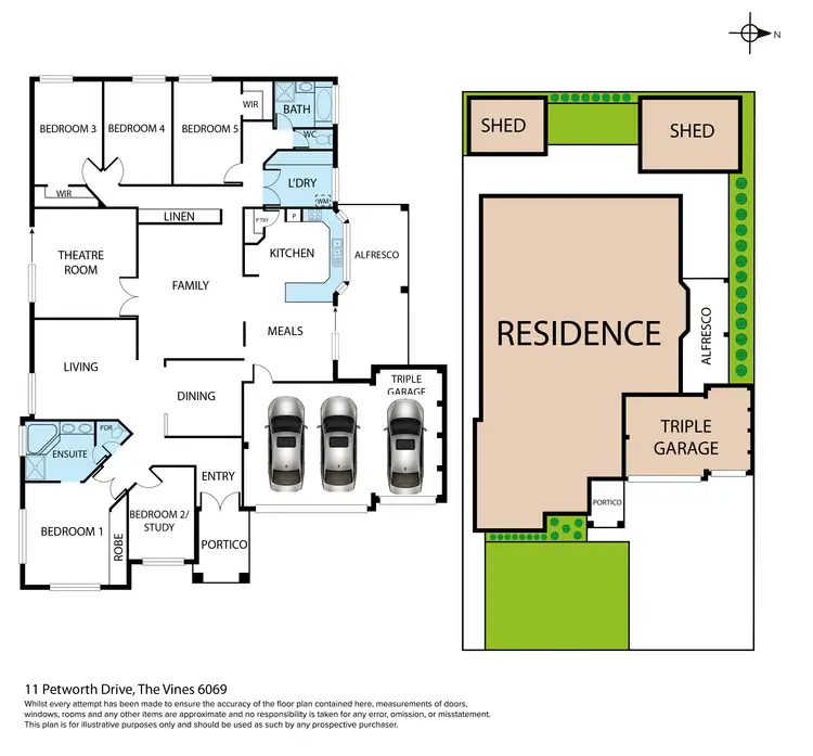 Floorplan of Homely house listing, 11 Petworth Drive, The Vines WA 6069