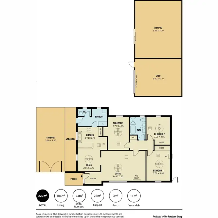 Floorplan of Homely house listing, 23 Ballard Street, Elizabeth East SA 5112