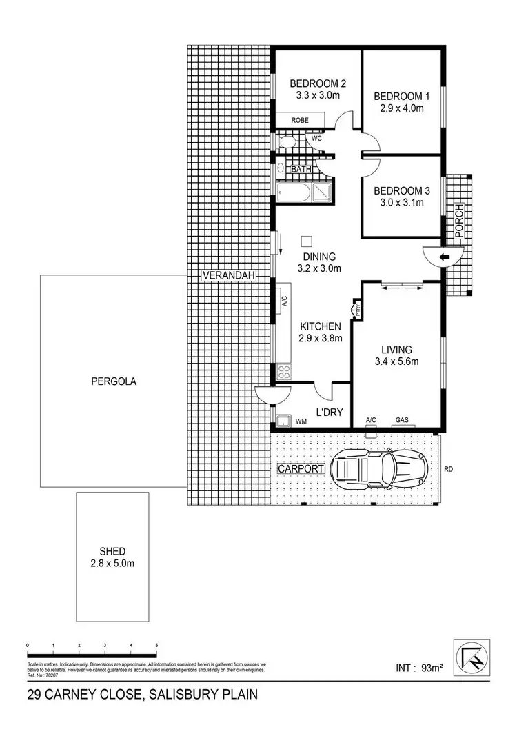 Floorplan of Homely house listing, 29 Carney Close, Salisbury Plain SA 5109