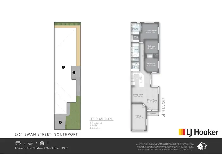 Floorplan of Homely apartment listing, 2/21 Ewan Street, Southport QLD 4215