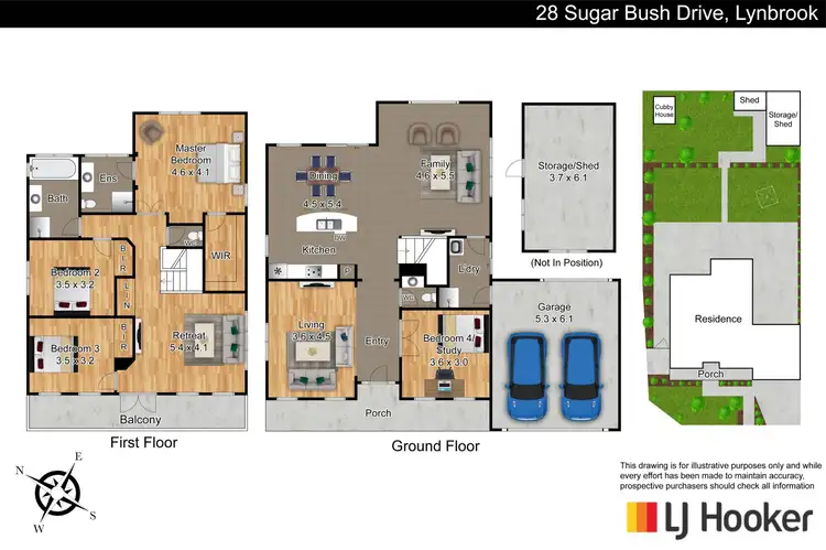 Floorplan of Homely house listing, 28 Sugar Bush Drive, Lynbrook VIC 3975