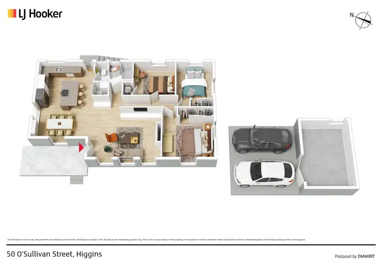 Floorplan of Homely house listing, 50 O'Sullivan Street, Higgins ACT 2615