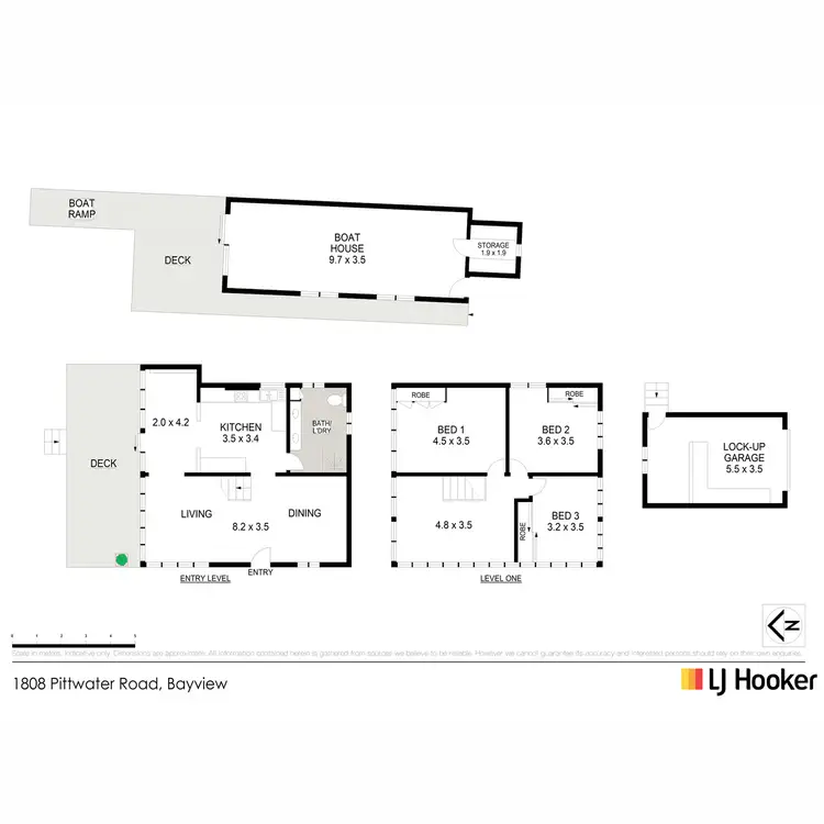 Floorplan of Homely house listing, 1808 Pittwater Road, Bayview NSW 2104