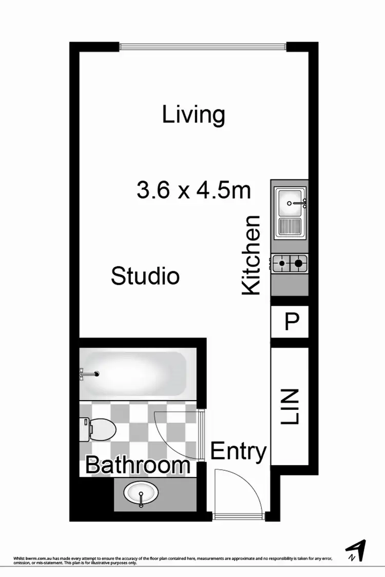 Floorplan of Homely unit listing, 109/450 Pacific Highway, Lane Cove NSW 2066